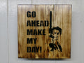 "Dirty Harry" Gun Concealment Wall Art Box
