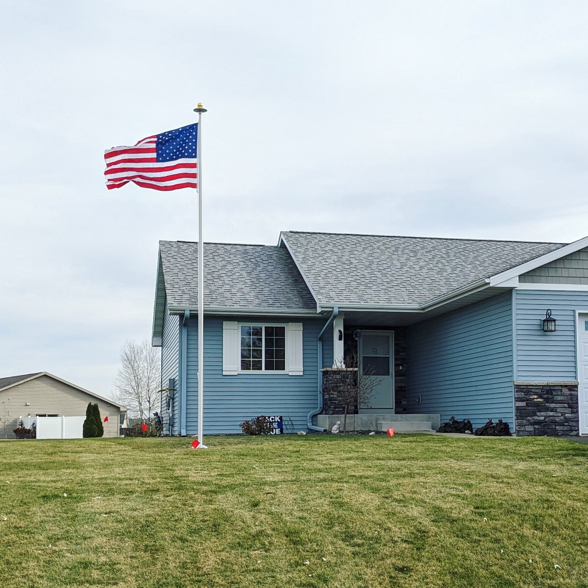 20' Defender Flagpole - 100% Made in USA