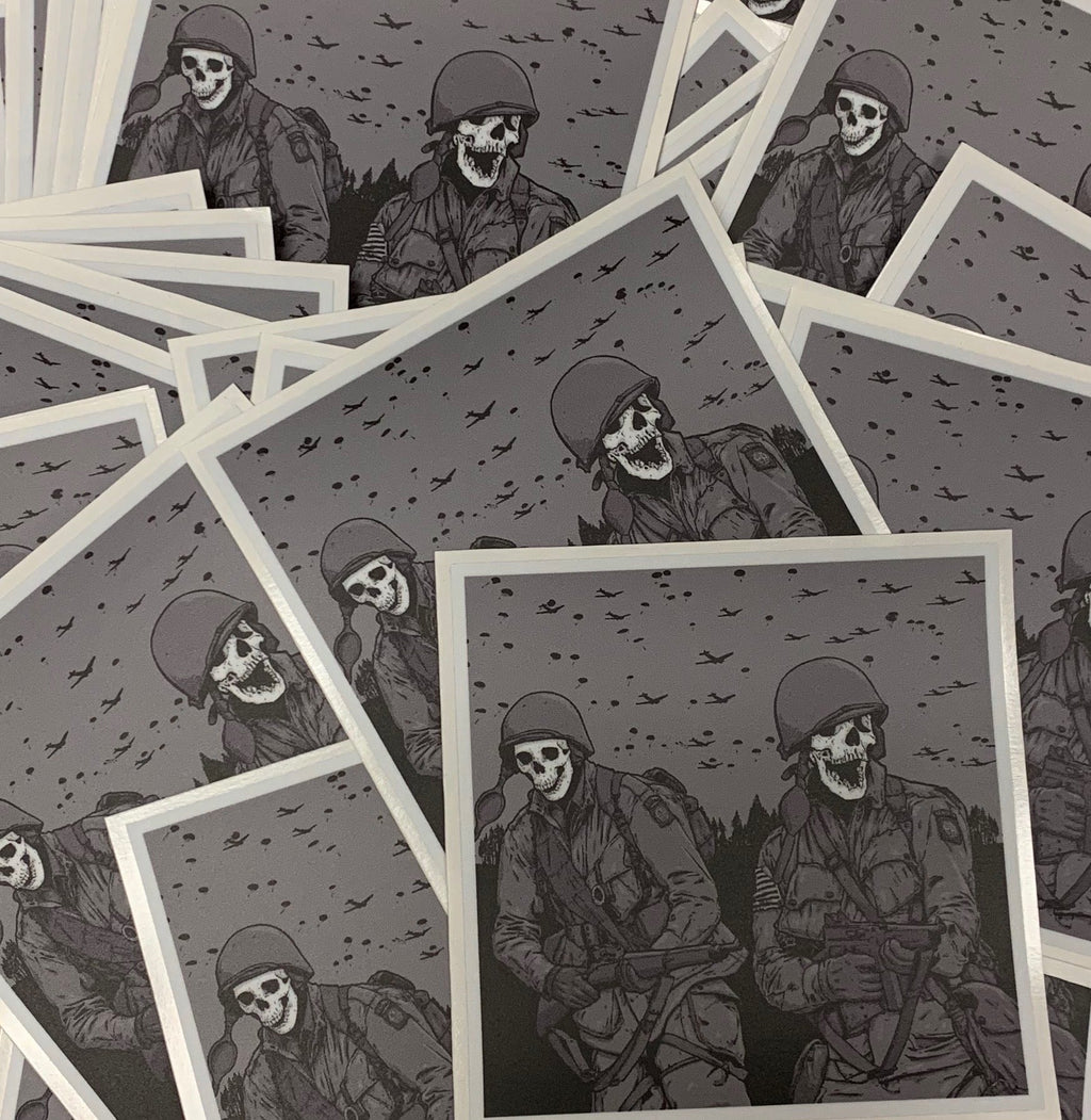 Death Awaits Sticker