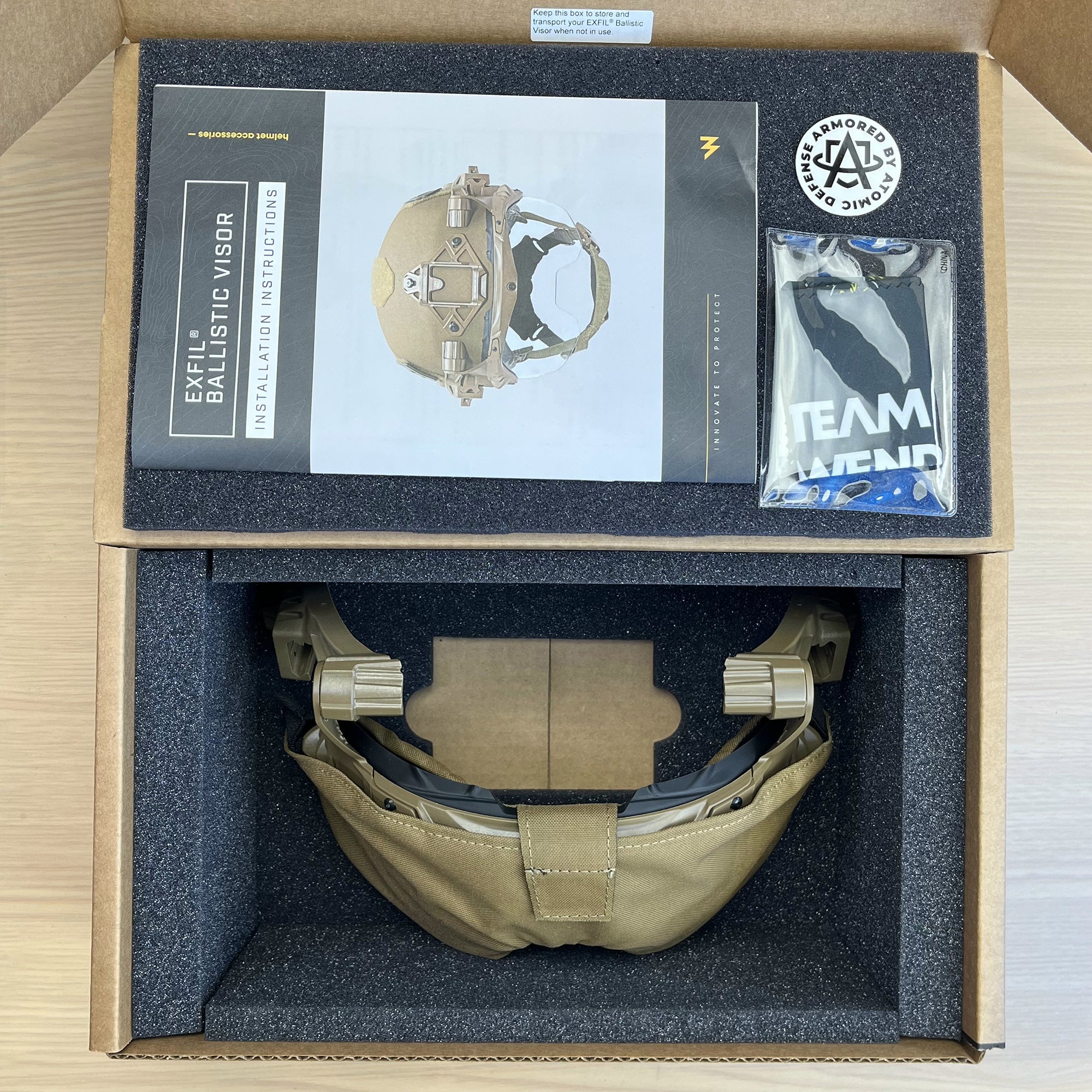 Team Wendy Exfil Ballistic Visor - All Colors & Sizes Available