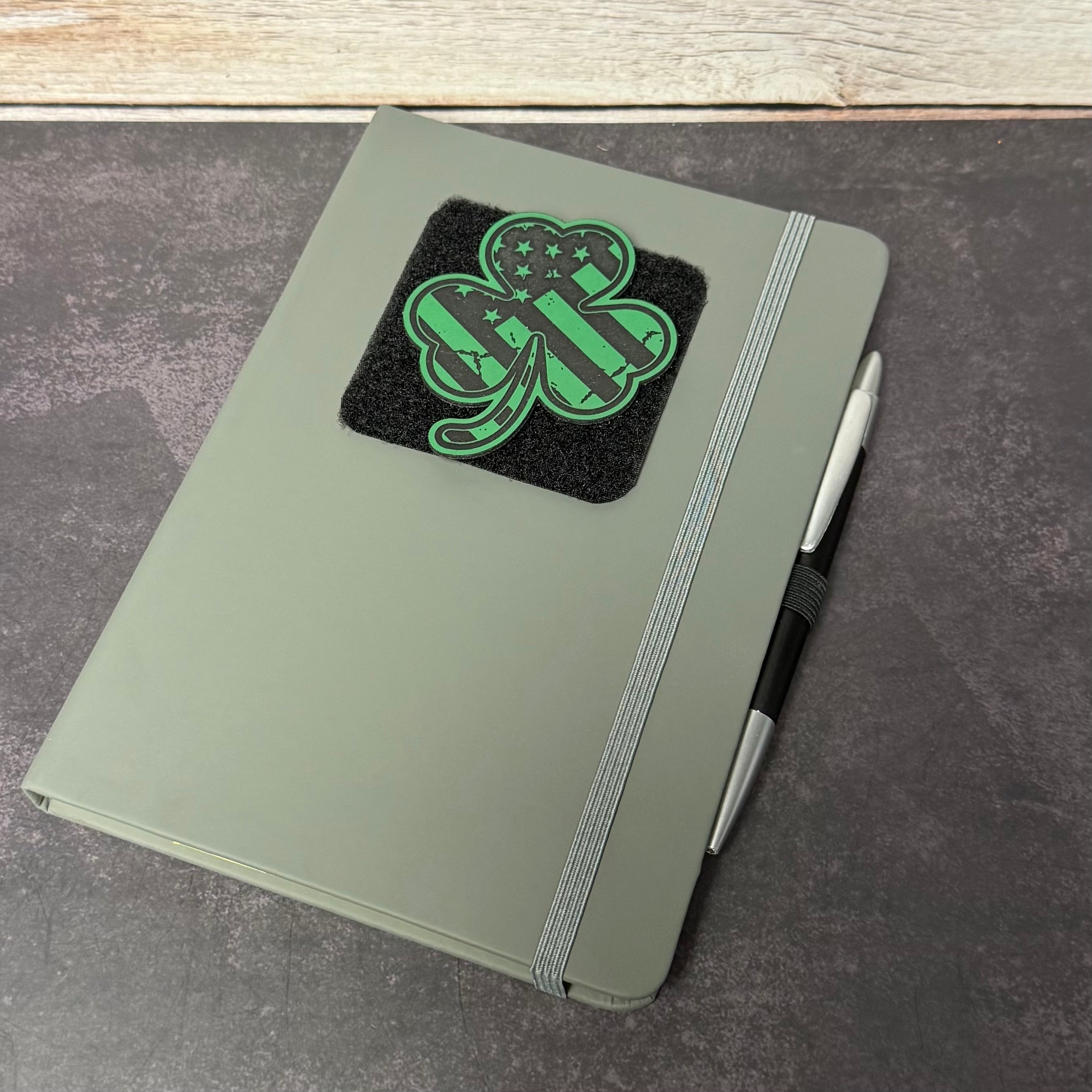 Morale Patch A5 Note Book with 2x3" or 3x3" | VELCRO® Brand Loop Panel Front Panel Customizable Log or Range Book
