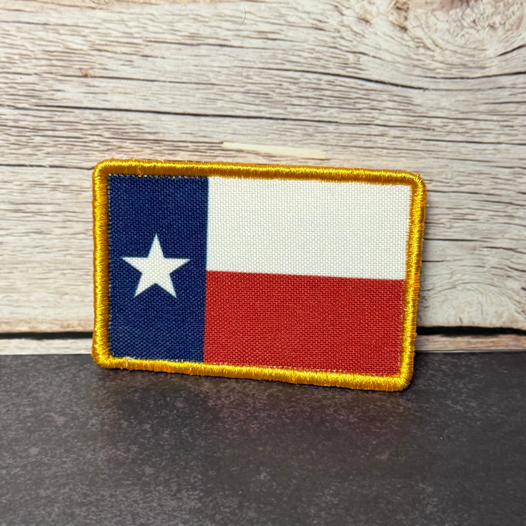 Texas State Flag Patch | Made in USA | VELCRO® Brand Hook Backing