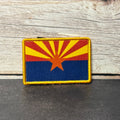 Arizona State Flag Patch | Made in USA | VELCRO® Brand Hook Backing