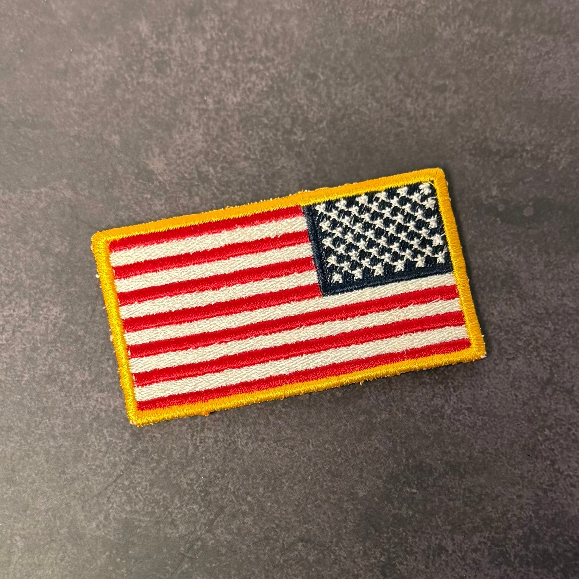 Full Color American Flag Patch | Made in USA | VELCRO® Brand Hook Backing