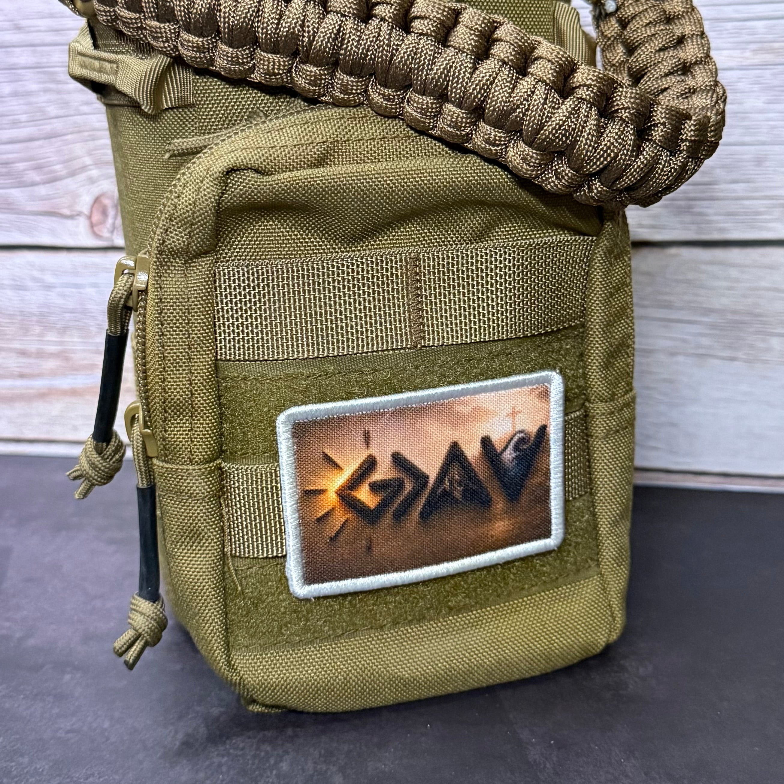 God Is Greater Than the Highs and Lows Morale Patch | Made in USA | VELCRO® Brand Hook Backing