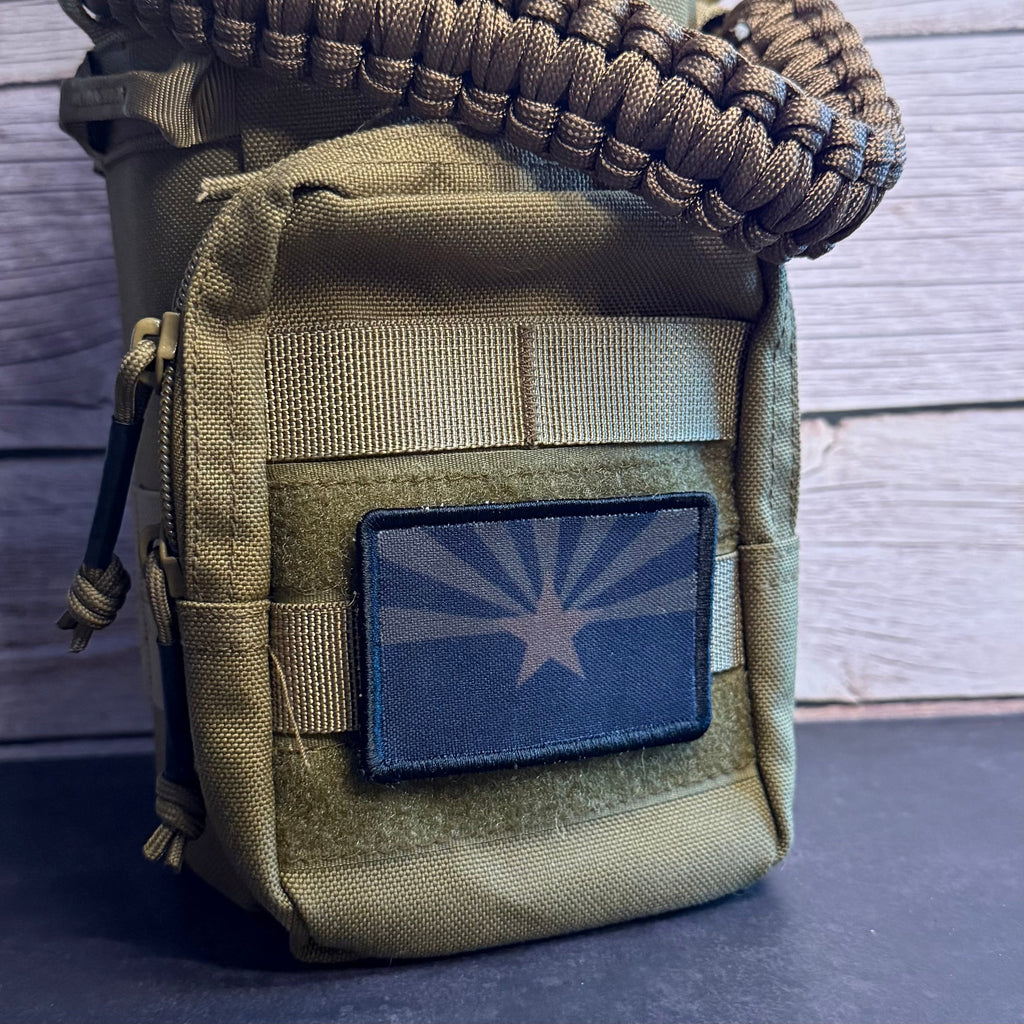Arizona State Flag Patch | Made in USA | VELCRO® Brand Hook Backing