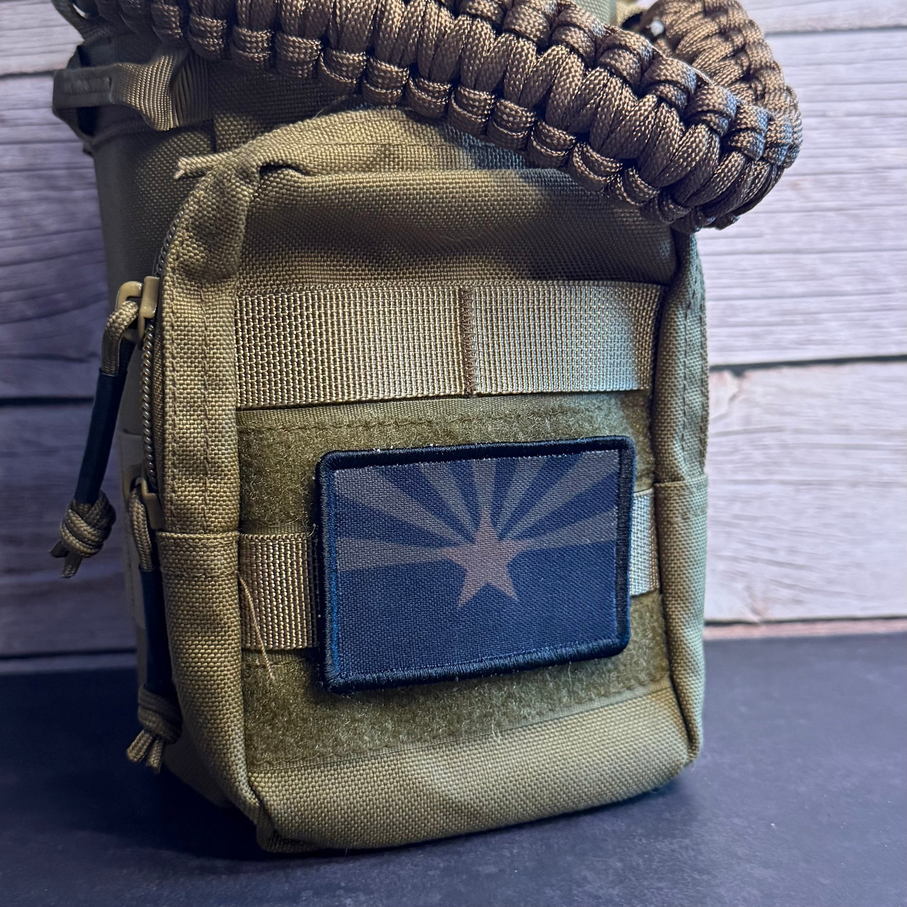 Arizona State Flag Patch | Made in USA | VELCRO® Brand Hook Backing