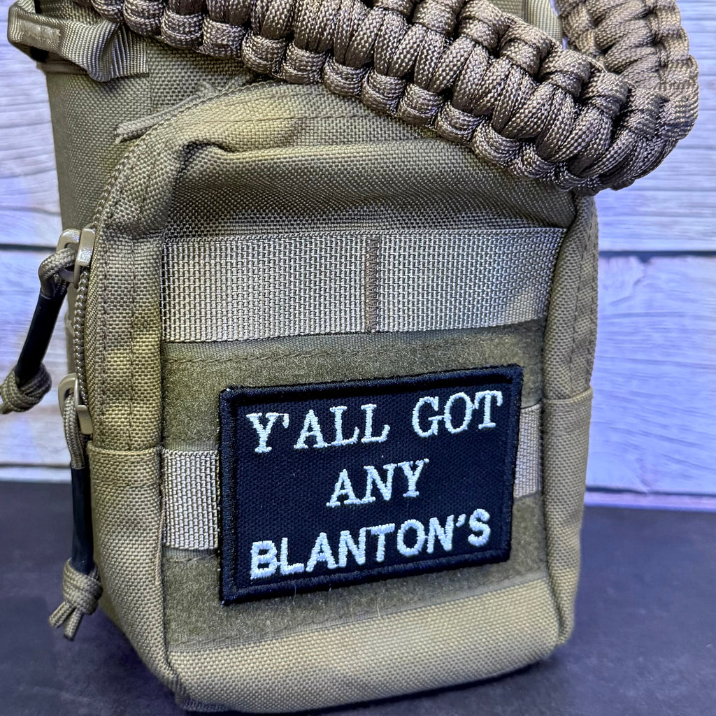 Got Any Blanton's Funny Morale Patch, 2x3" | Made in USA | VELCRO® Brand Hook Backing