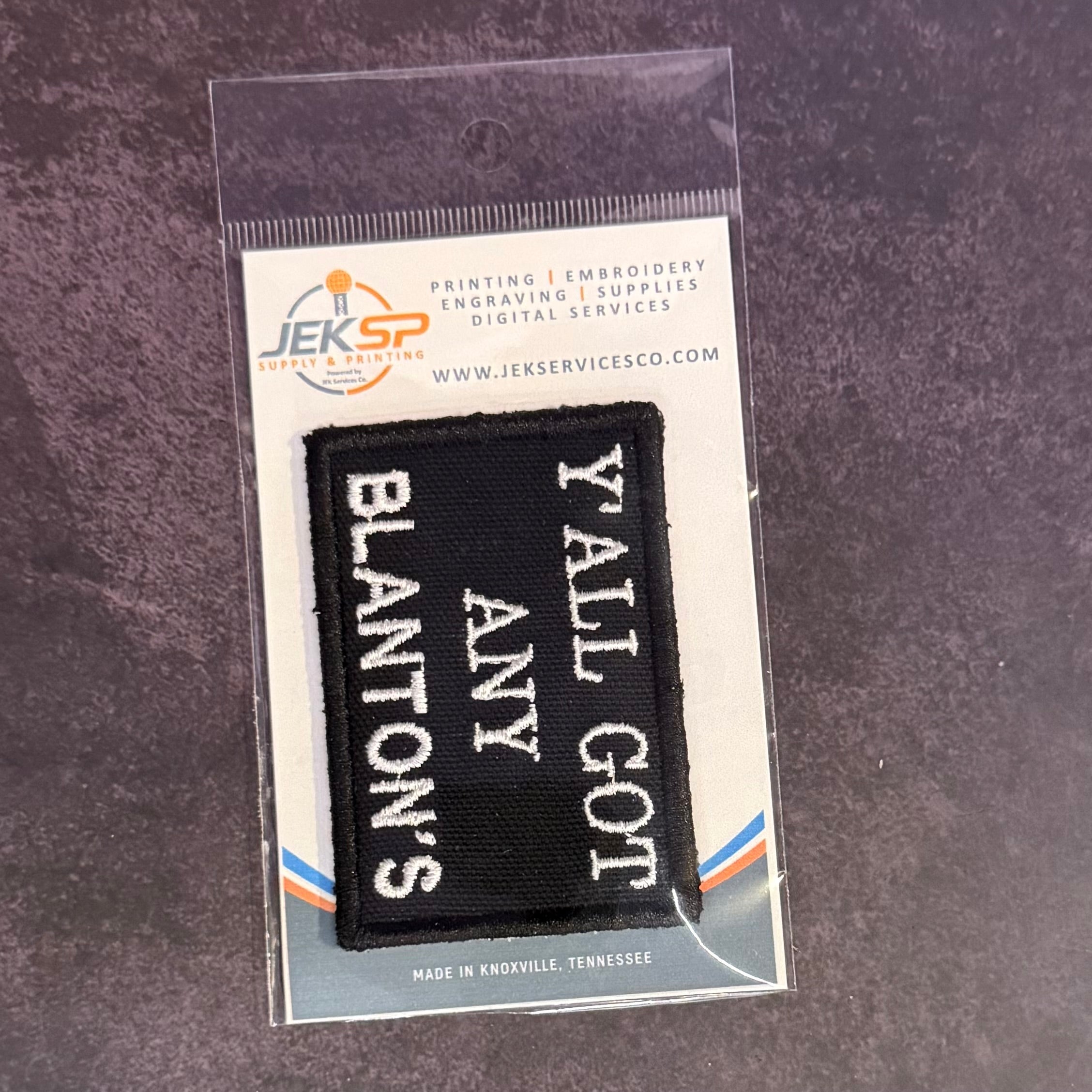 Got Any Blanton's Funny Morale Patch, 2x3" | Made in USA | VELCRO® Brand Hook Backing