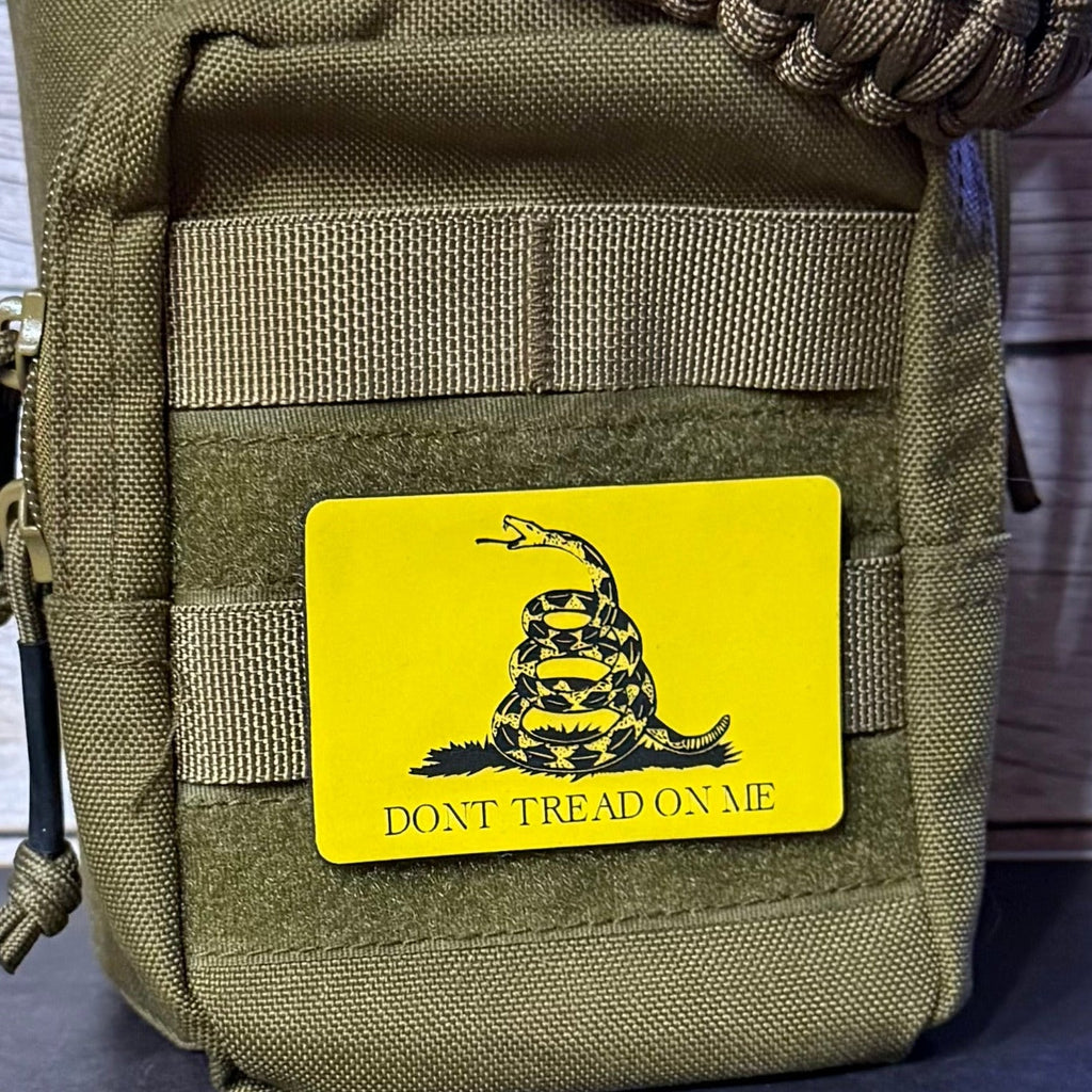 Don’t Tread on Me Gadsden Tactical Flag Patch, 2x3" | Made in USA | VELCRO® Brand Hook Backing