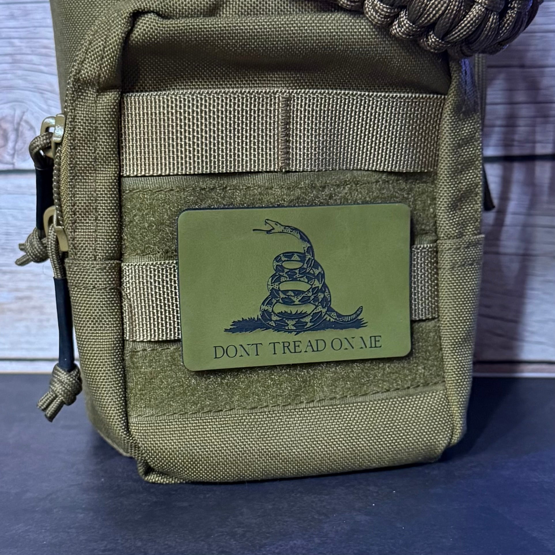 Don’t Tread on Me Gadsden Tactical Flag Patch, 2x3" | Made in USA | VELCRO® Brand Hook Backing