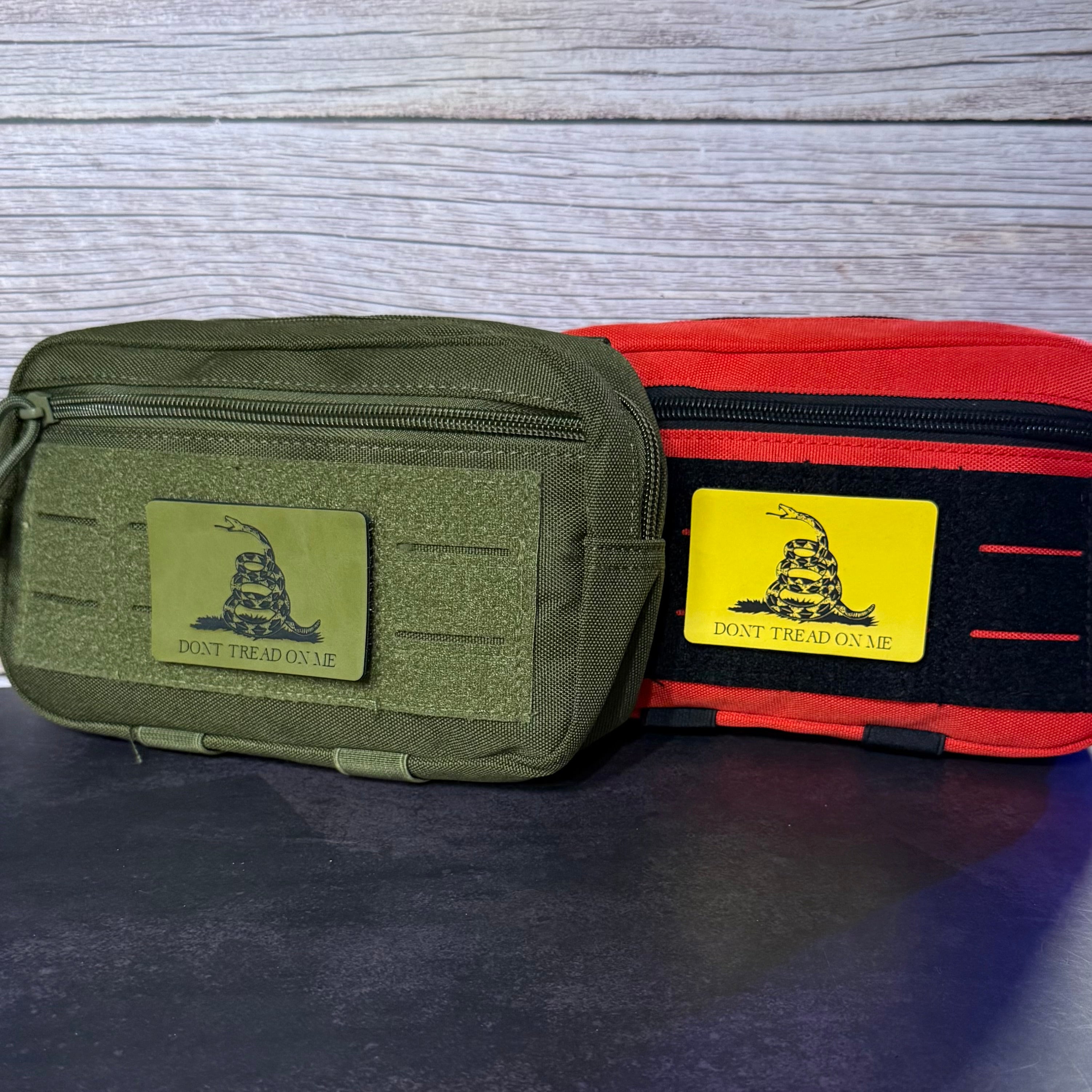 Don’t Tread on Me Gadsden Tactical Flag Patch, 2x3" | Made in USA | VELCRO® Brand Hook Backing