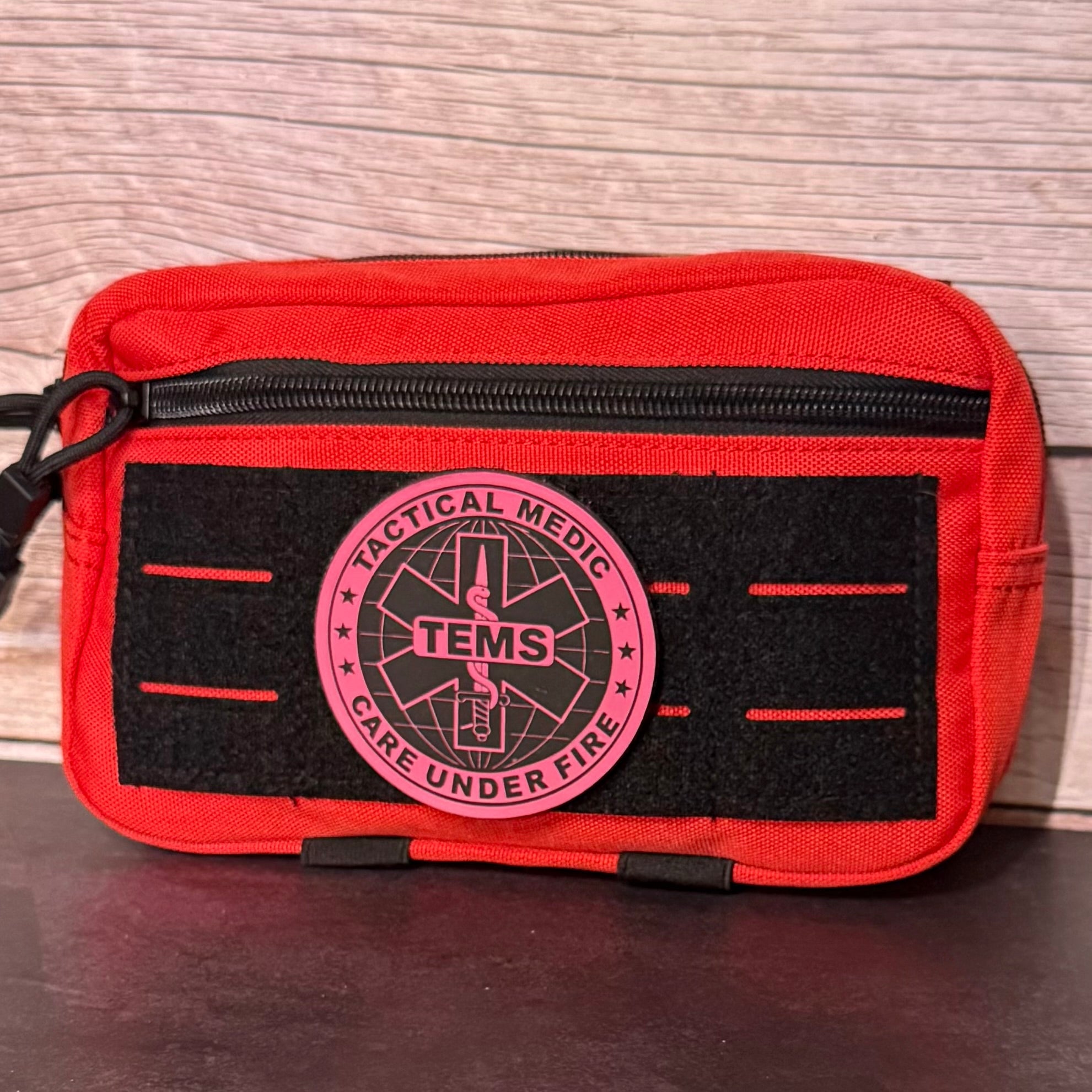 Tactical EMS Medic Team Morale Patch, 3" Round | Made in USA | VELCRO® Brand Hook Backing