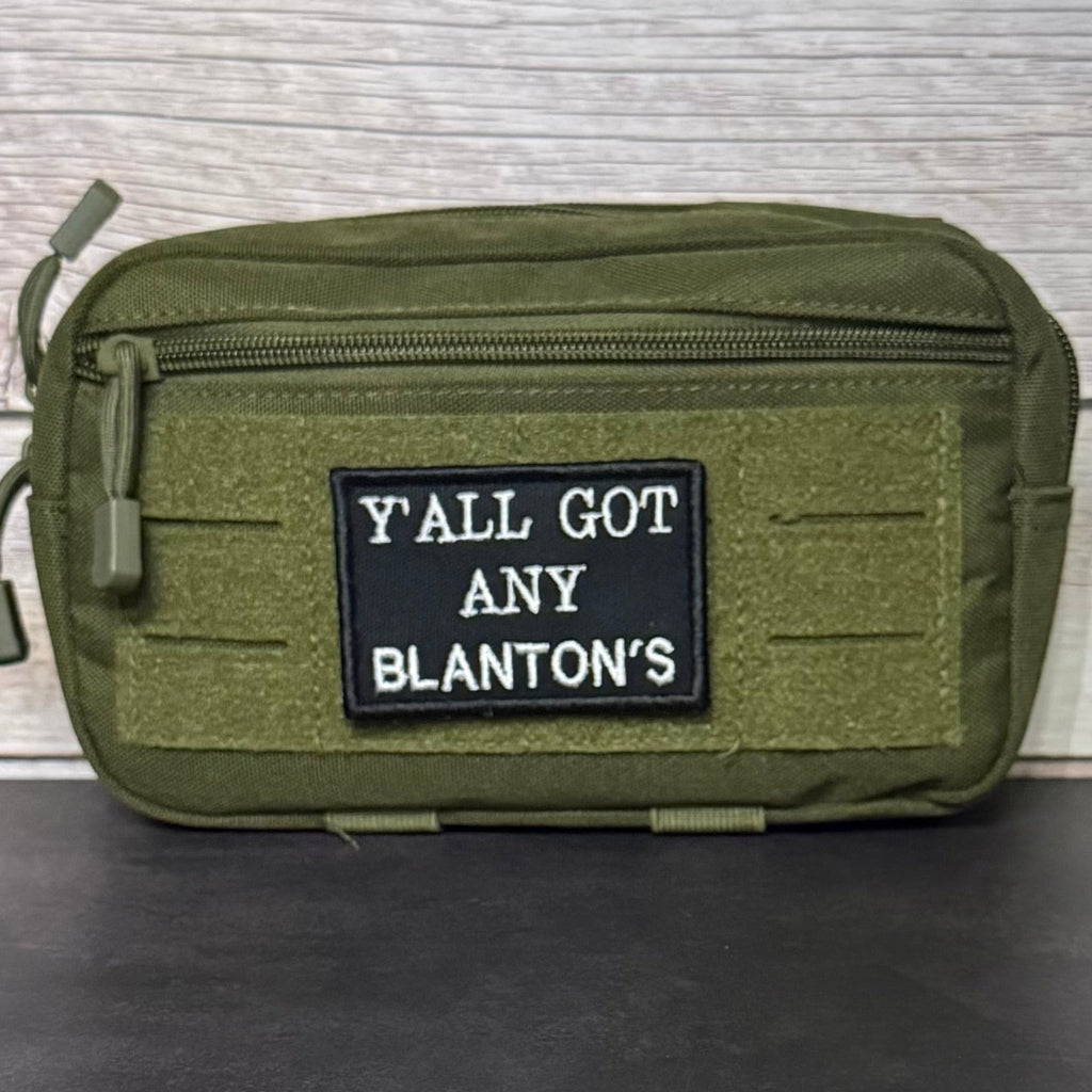 Got Any Blanton's Funny Morale Patch, 2x3" | Made in USA | VELCRO® Brand Hook Backing