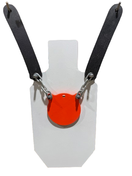 AR500 Bullseye Torso 1/4"