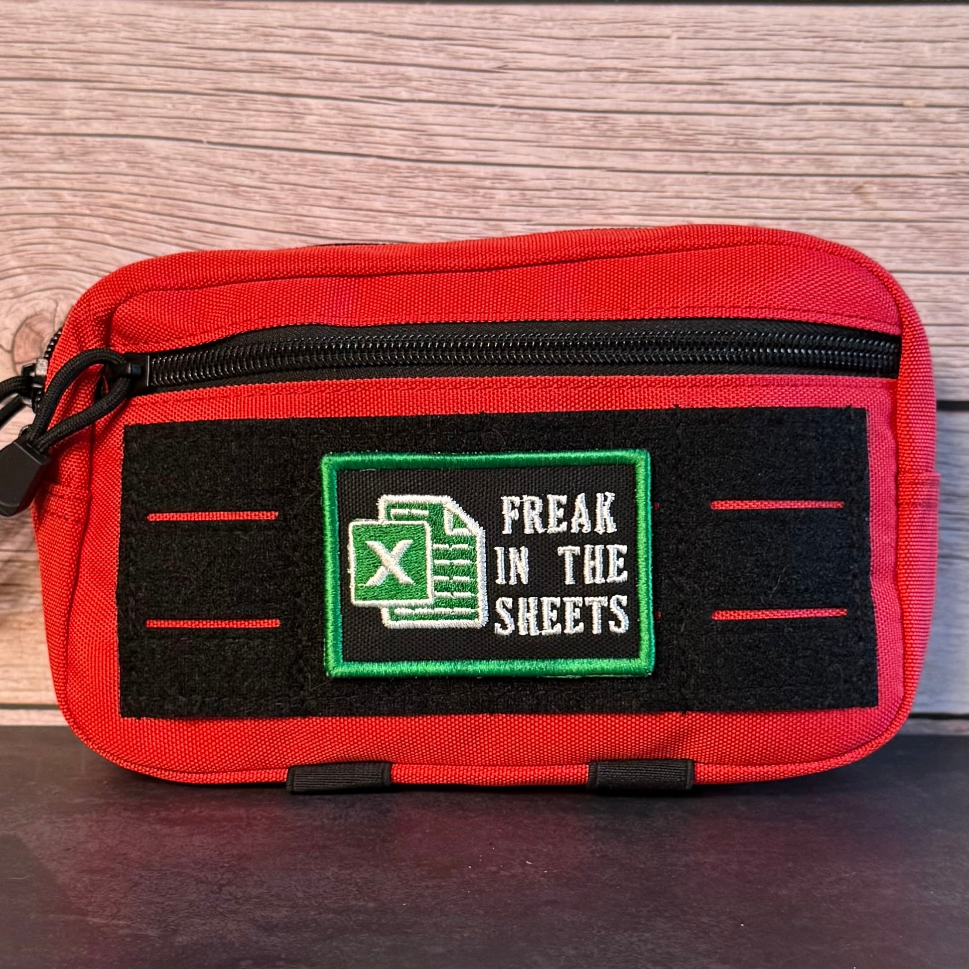 Freak In The Sheets Funny CPA Morale Patch, 2x3" | Made in USA | VELCRO® Brand Hook Backing