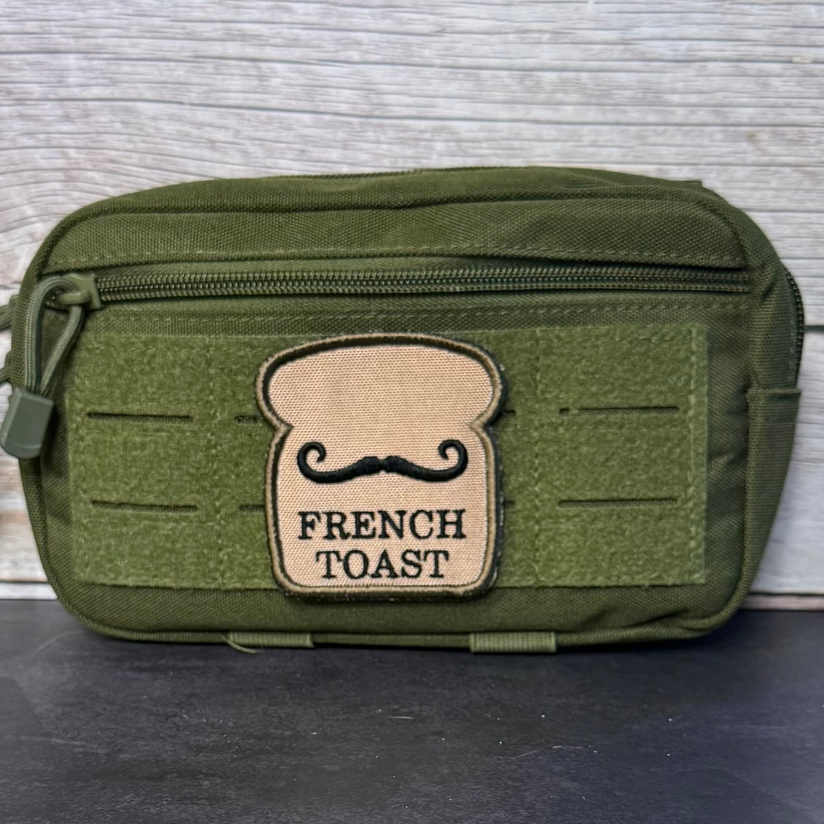 French Toast Funny Morale Patch 2.8"x3" Hook & Loop | Made in USA
