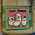 Cool Beans Funny Morale Patch | Made in USA | VELCRO® Brand Hook Backing