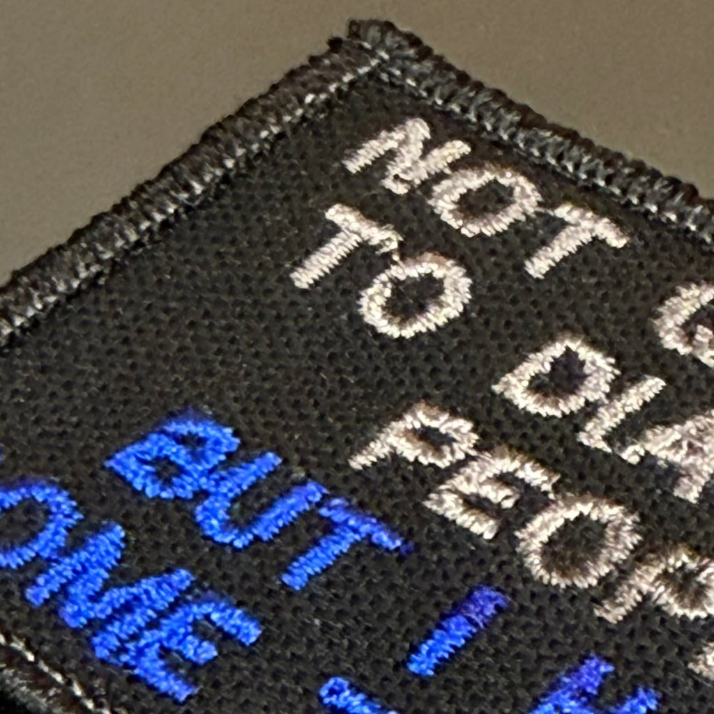 Not Qualified to Diagnose People, But I Have Theories Funny Morale Patch | Made in USA | VELCRO® Brand Hook Backing