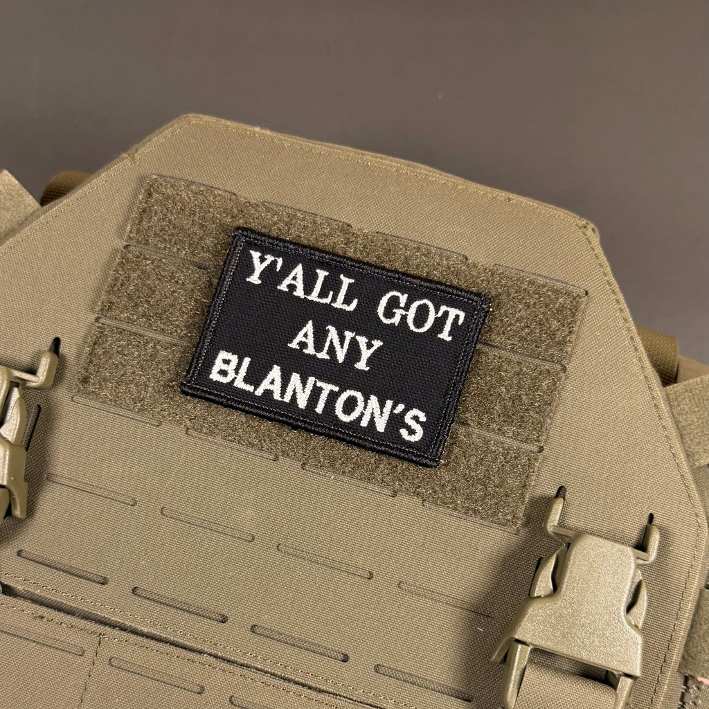 Got Any Blanton's Funny Morale Patch, 2x3" | Made in USA | VELCRO® Brand Hook Backing