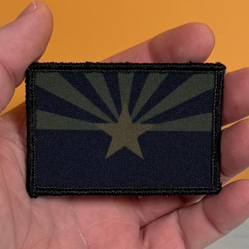 Arizona State Flag Patch | Made in USA | VELCRO® Brand Hook Backing