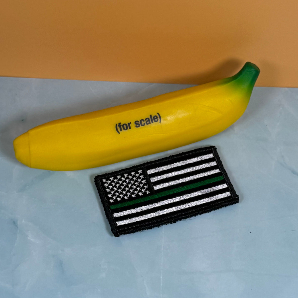 Thin Green Line American Flag Patch | Made in USA | VELCRO® Brand Hook Backing
