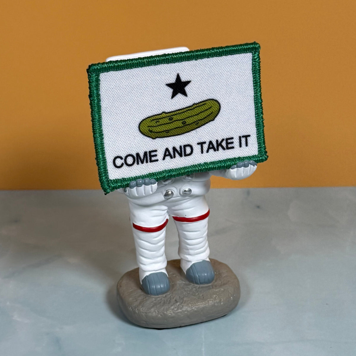 Come and Take It Pickle Funny Texas Style Morale Patch | Made in USA | VELCRO® Brand Hook Backing
