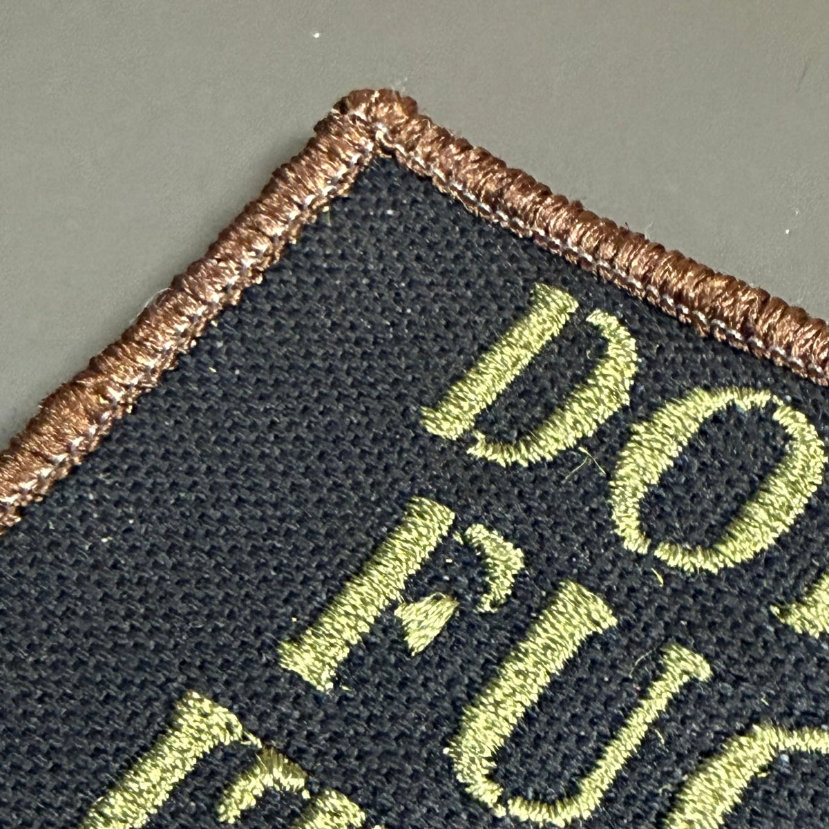 Don't Fuck It Up Funny Morale Patch | Made in USA | VELCRO® Brand Hook Backing