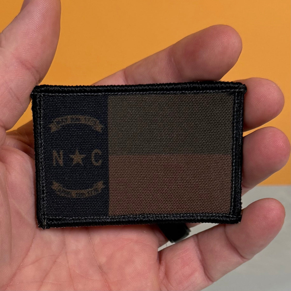North Carolina State Flag Patch | Made in USA | VELCRO® Brand Hook Backing