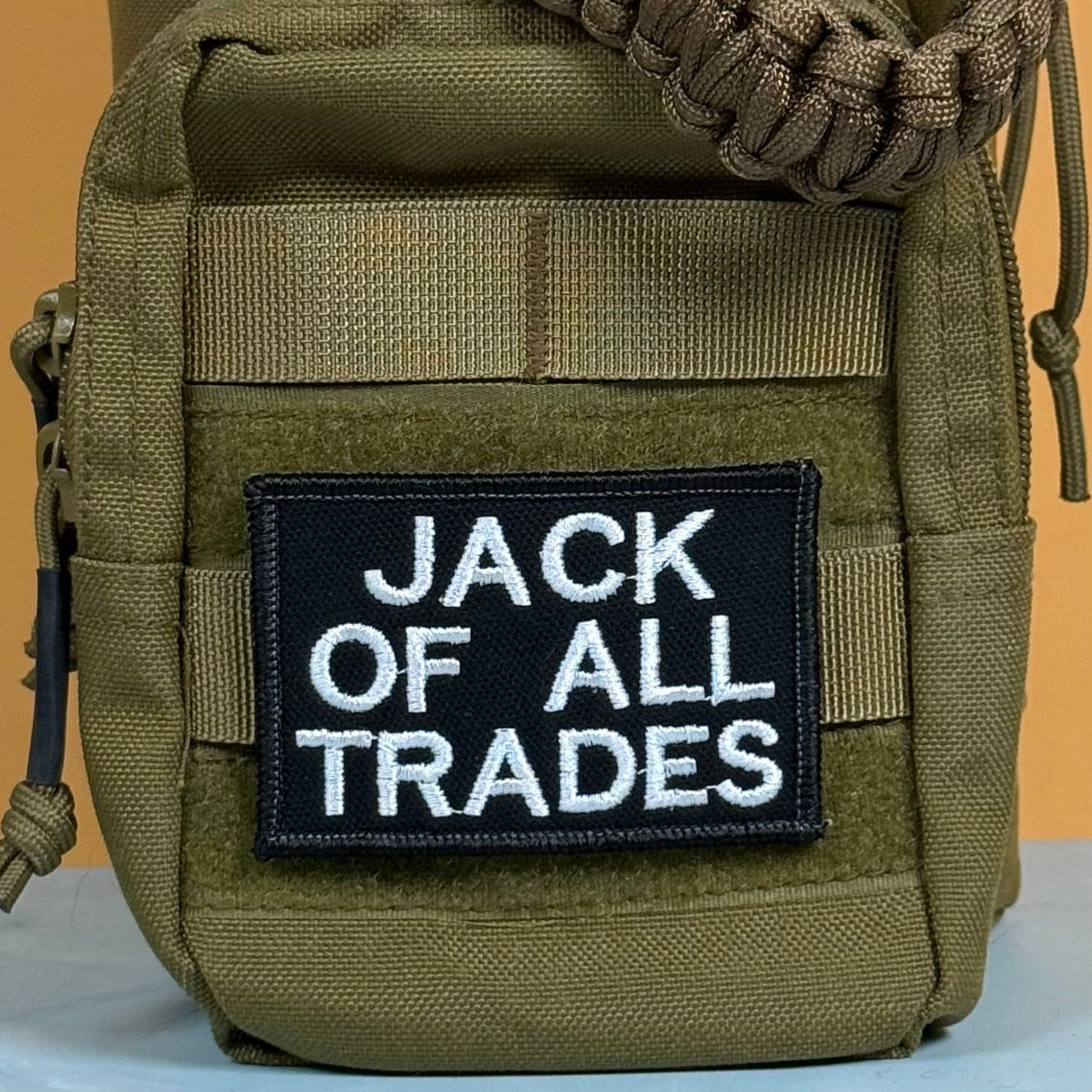 Jack Of All Trades Funny Morale Patch | Made in USA | VELCRO® Brand Hook Backing