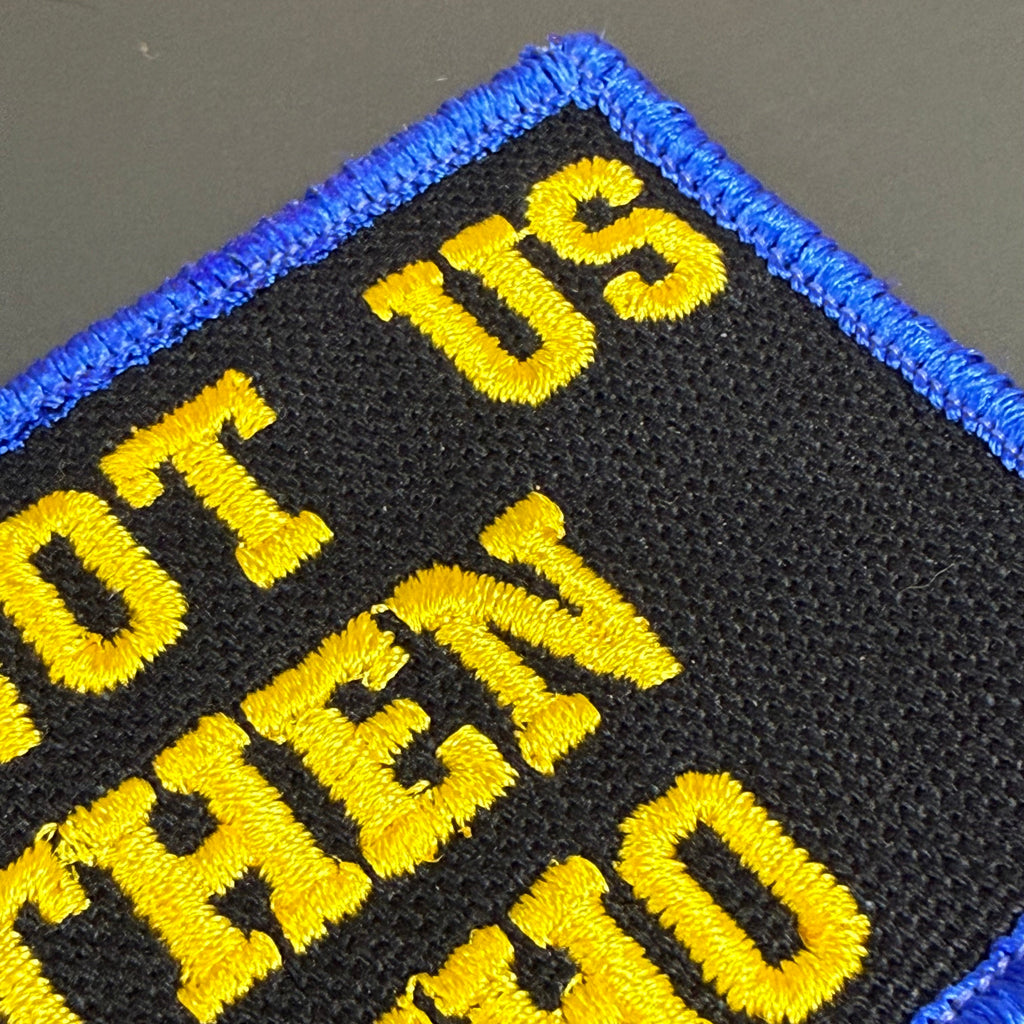 If Not Us Then Who Morale Patch, 2x3" | Made in USA | VELCRO® Brand Hook Backing