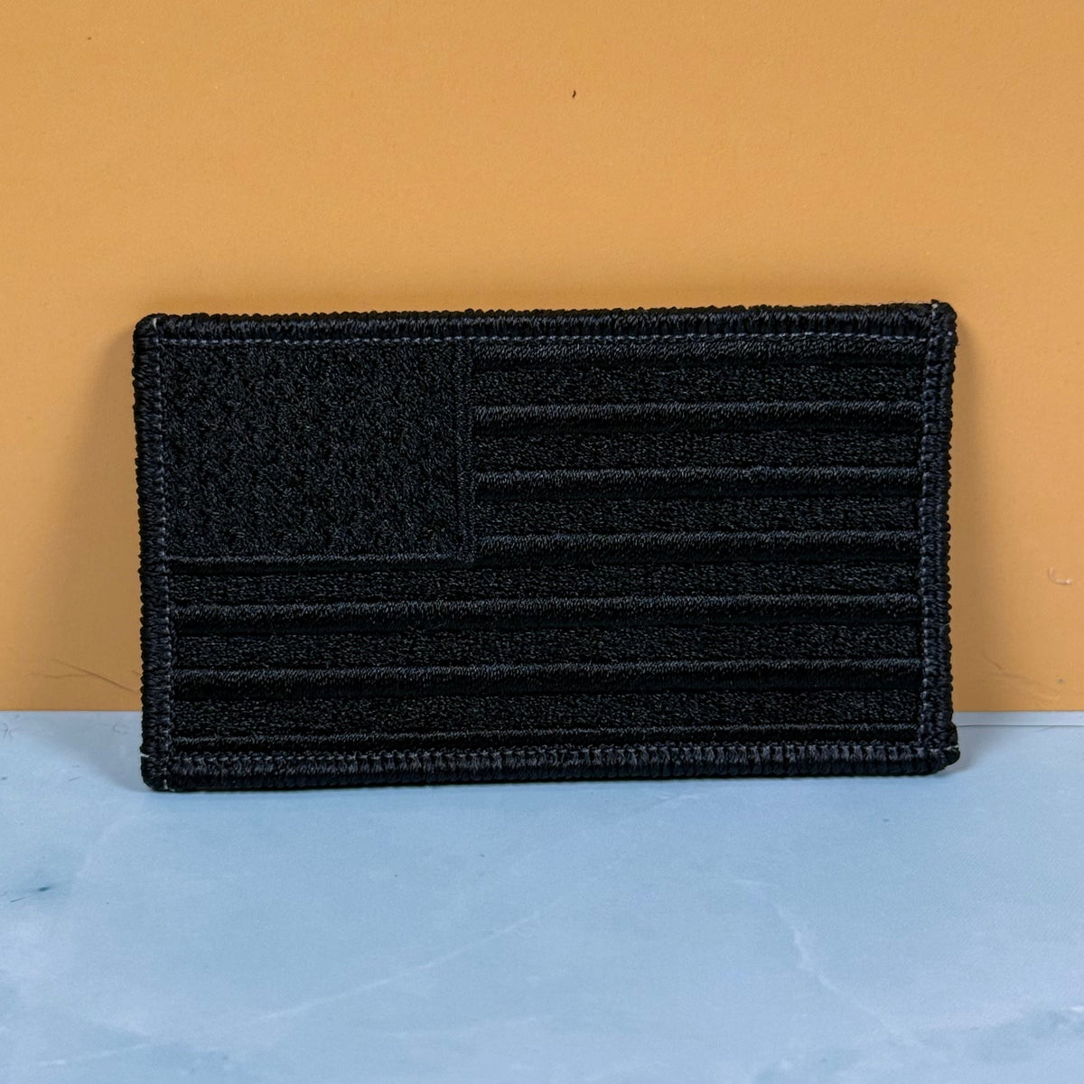 Blackout No Quarters Given American Flag Patch | Made in USA | VELCRO® Brand Hook Backing