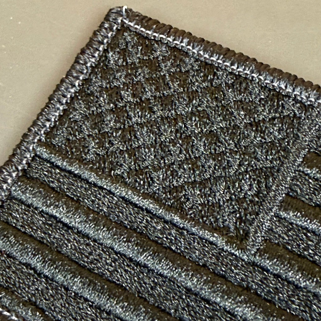 Blackout No Quarters Given American Flag Patch | Made in USA | VELCRO® Brand Hook Backing