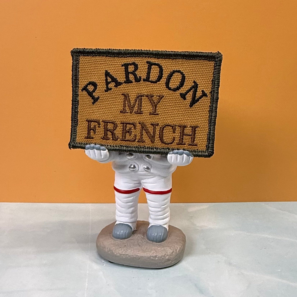 Pardon My French Funny Morale Patch | Made in USA | VELCRO® Brand Hook Backing