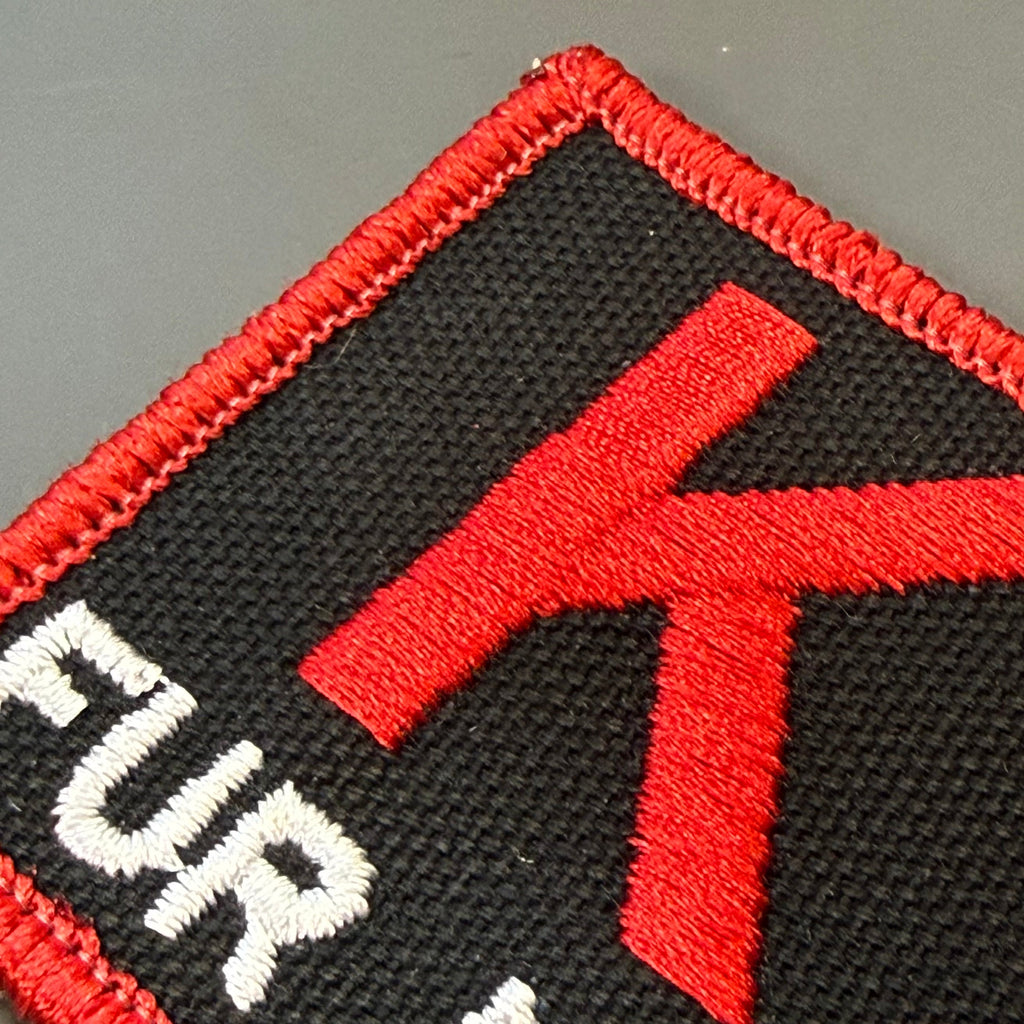 K-9 Fur Missile Funny Dog Morale Patch | Made in USA | VELCRO® Brand Hook Backing