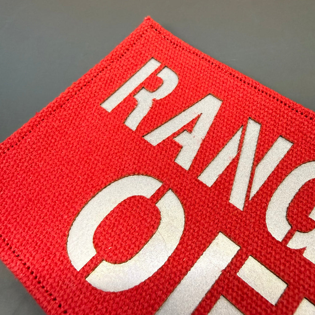 Range Safety Officer Patches & ID Plates – 2x3 Patch or 3x8 ID Panel – Tactical Gear Hook & Loop | Made in USA