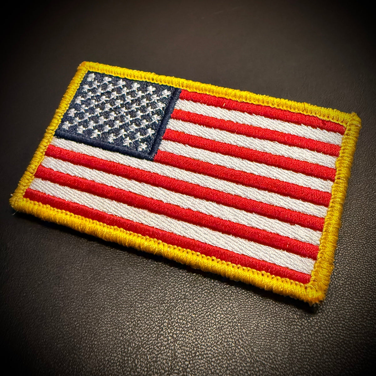 Full Color American Flag Patch | Made in USA | VELCRO® Brand Hook Backing