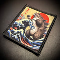 Catzilla Funny Cat Morale Patch, 2.5x3" | Made in USA | VELCRO® Brand Hook Backing