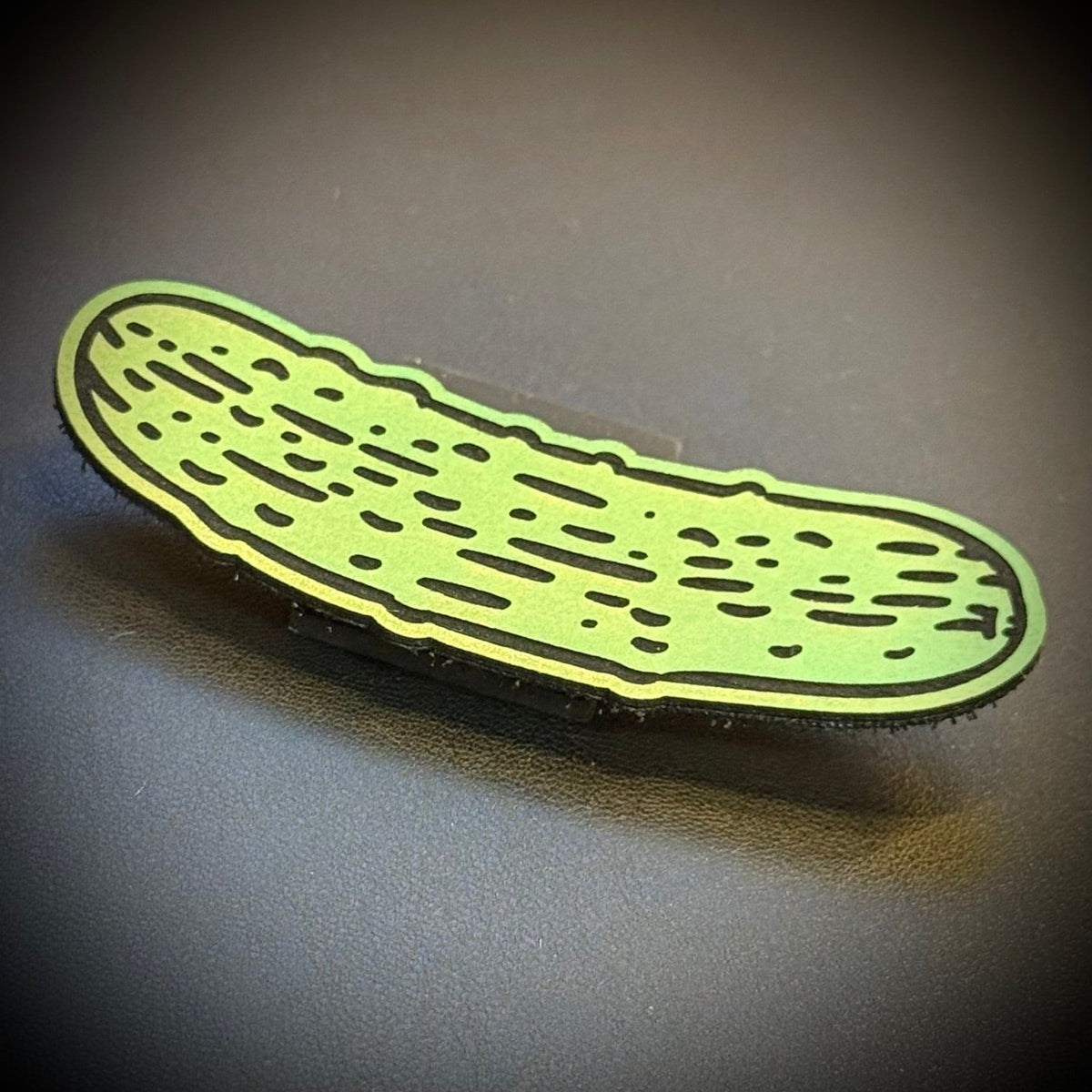 Dill Pickle Funny Morale Patch, 1.8x3" | Made in USA | VELCRO® Brand Hook Backing