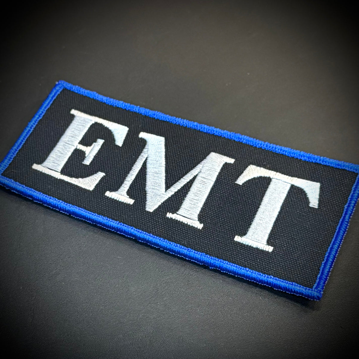 EMT ID Plate Carrier Patch 2.5" x 6" Hook & Loop | Made in USA