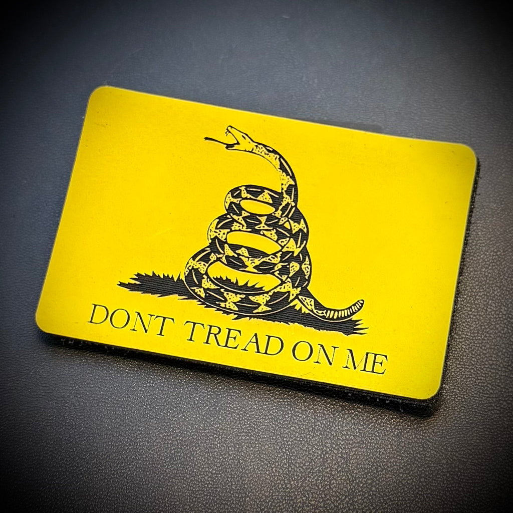 Don’t Tread on Me Gadsden Tactical Flag Patch, 2x3" | Made in USA | VELCRO® Brand Hook Backing