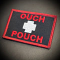 Ouch Pouch Funny IFAK Med-Kit Morale Patch, 2x3" | Made in USA | VELCRO® Brand Hook Backing