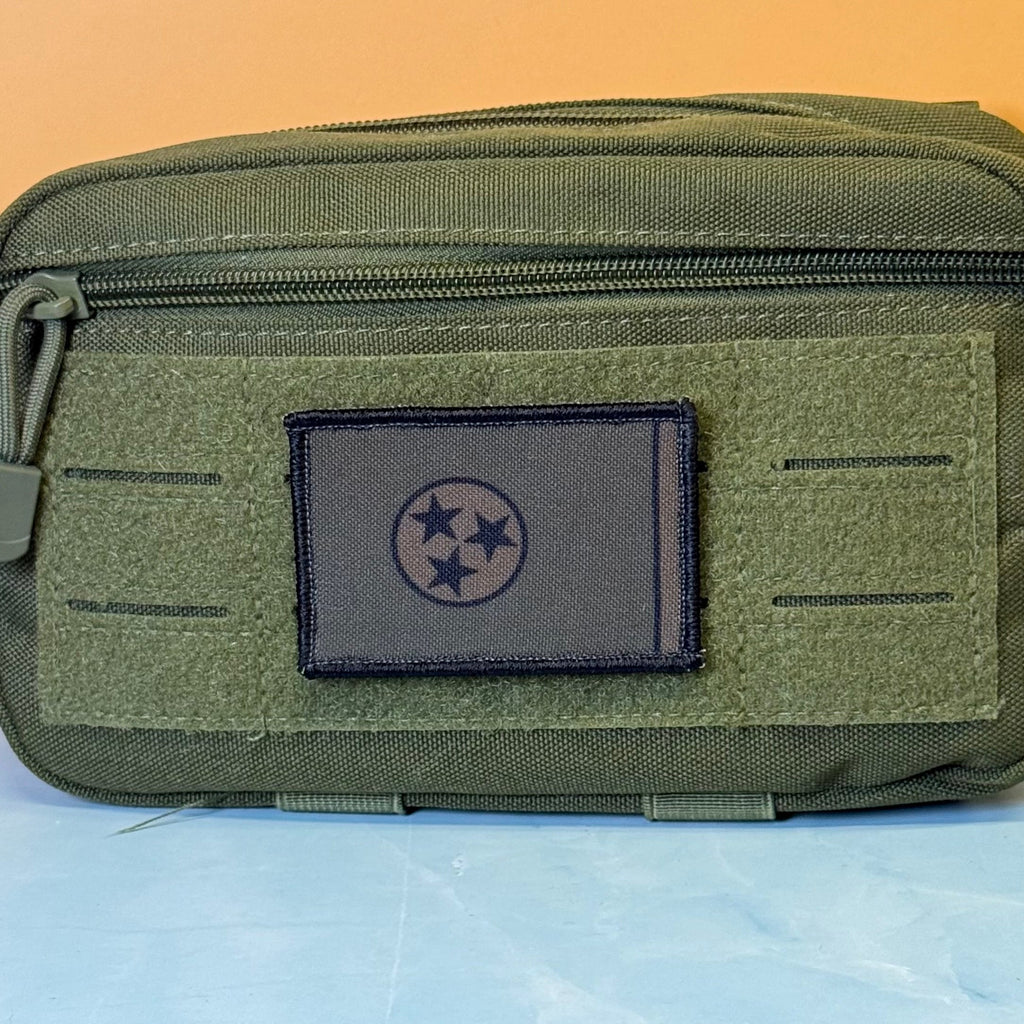 Tennessee State Flag Patch 2"x3" Hook & Loop | Made in USA | Pro-Print Full Color & Tactical Options