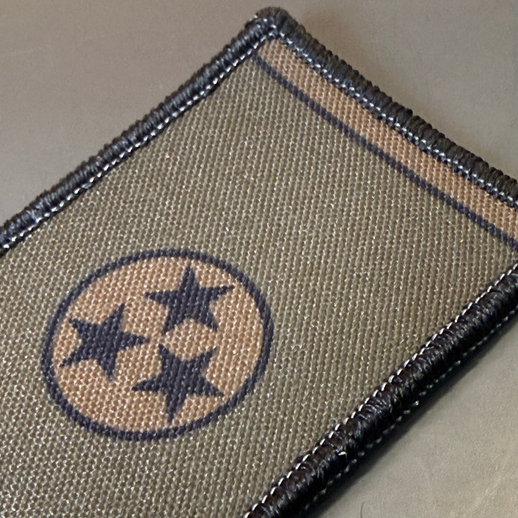 Tennessee State Flag Patch 2"x3" Hook & Loop | Made in USA | Pro-Print Full Color & Tactical Options