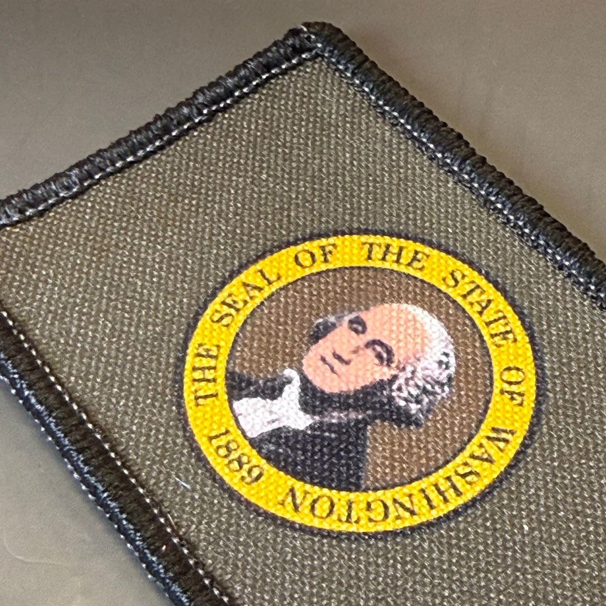 Washington State Flag Patch 2"x3" Hook & Loop | Made in USA | Pro-Print Full Color & Tactical Options