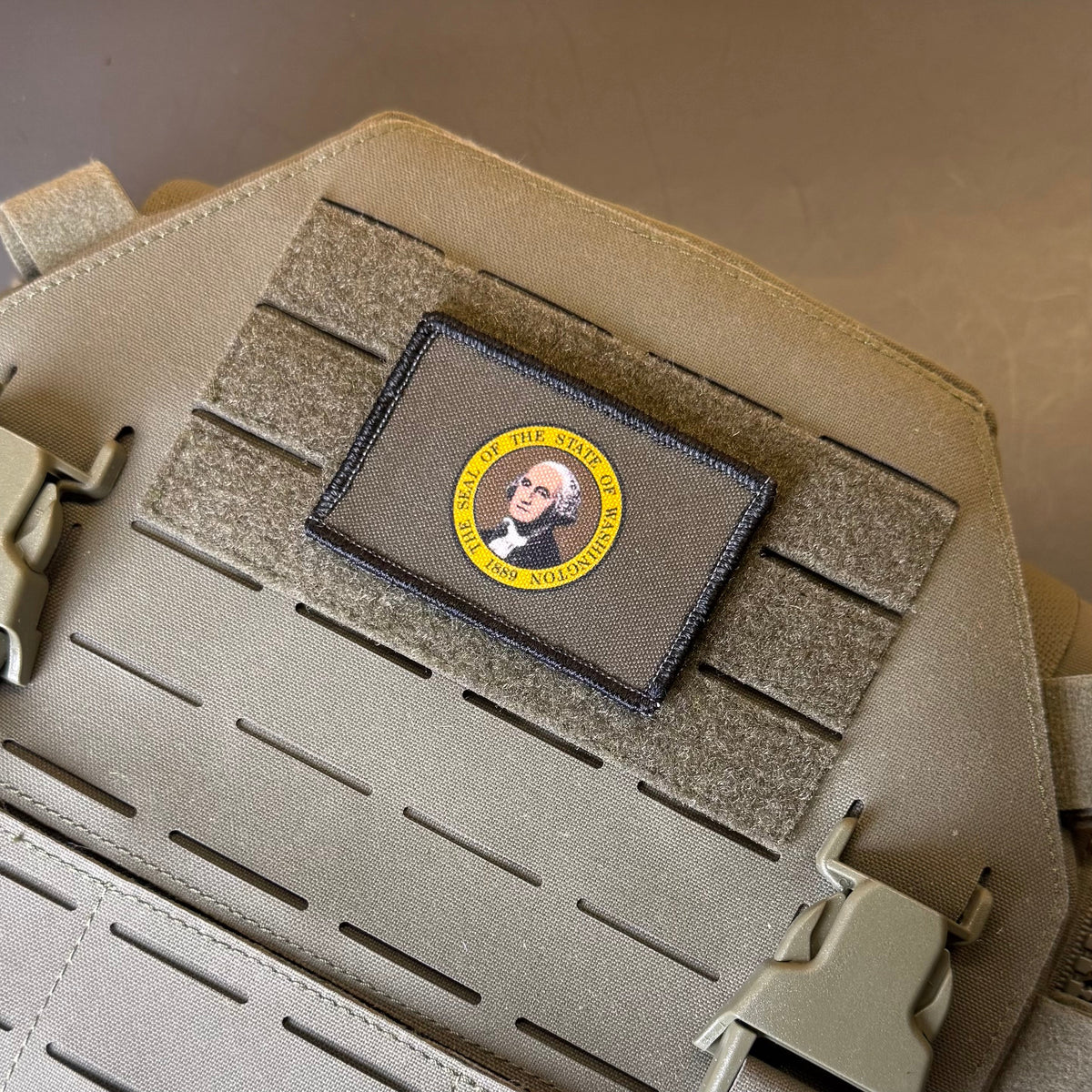 Washington State Flag Patch 2"x3" Hook & Loop | Made in USA | Pro-Print Full Color & Tactical Options