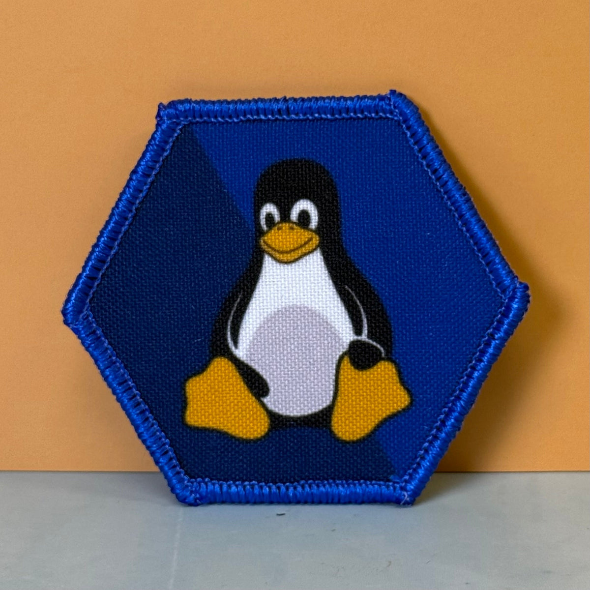 Linux Tux Penguin Morale Patch | Made in USA | VELCRO® Brand Hook Backing
