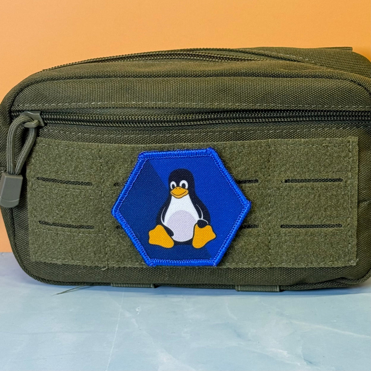 Linux Tux Penguin Morale Patch | Made in USA | VELCRO® Brand Hook Backing