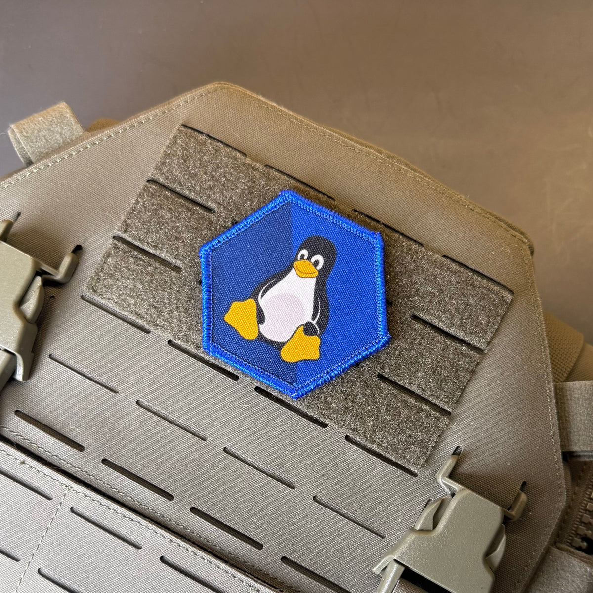 Linux Tux Penguin Morale Patch | Made in USA | VELCRO® Brand Hook Backing