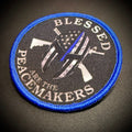 Blessed Are The Peacemakers Morale Patch | Made in USA | VELCRO® Brand Hook Backing